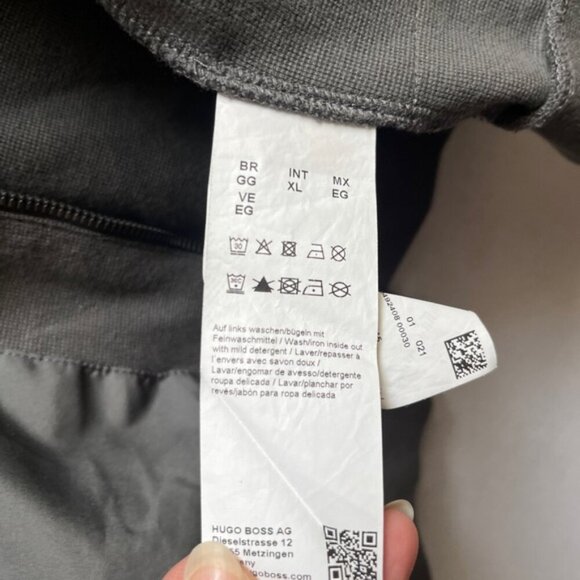 Hugo Boss full zip mock neck sport jacket Sz XL - Picture 7 of 9